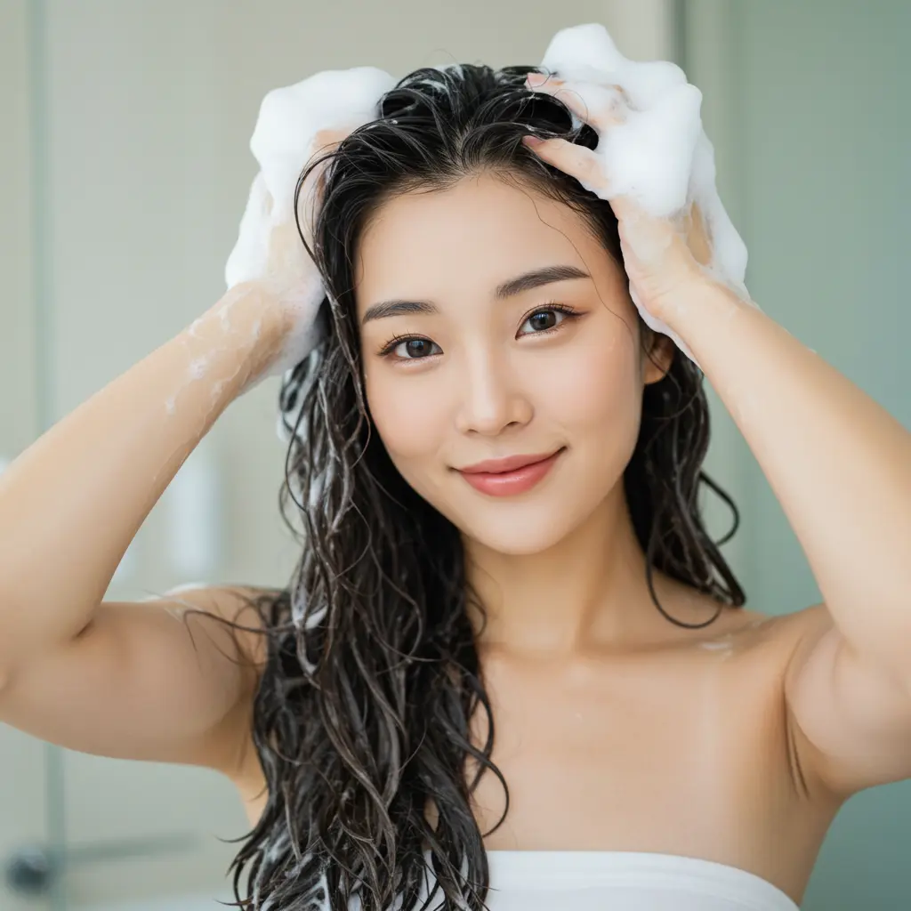 ์ฌ์ฑ ๋ํผ ์ด์ ์ํ๊ณ ์๋ ์ฌ์ฑ์ ์ด๋ฏธ์ง