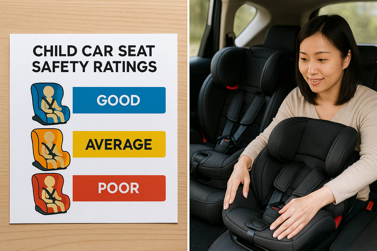 아동용 카시트 안전등급 비교