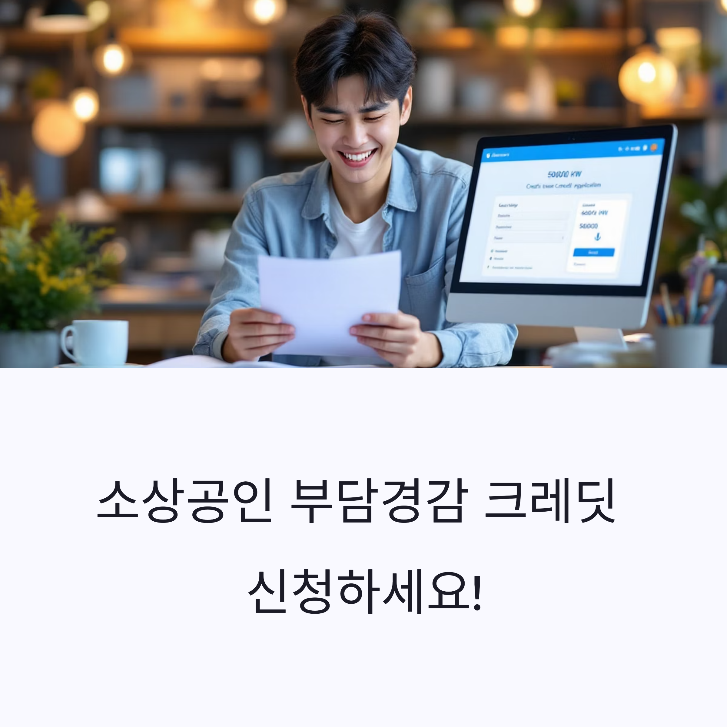 소상공인 50만원 크레딧 지원, 신청 안 하면 나만 손해!