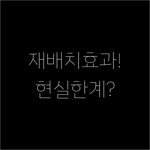 눈밑지방재배치 효과와 한계 현실적으로..