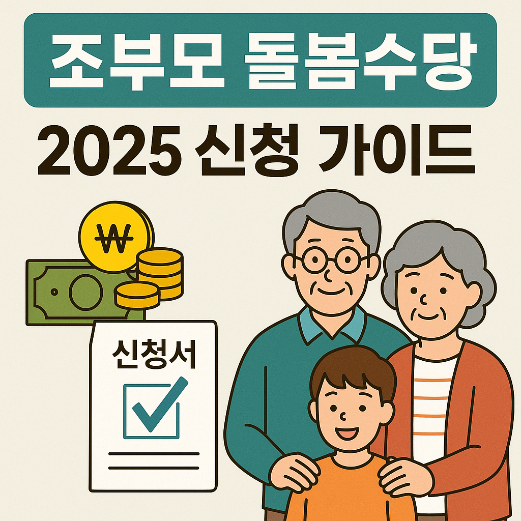 2025 부산 조부모 돌봄수당|신청 조건·지원 금액 총정리
