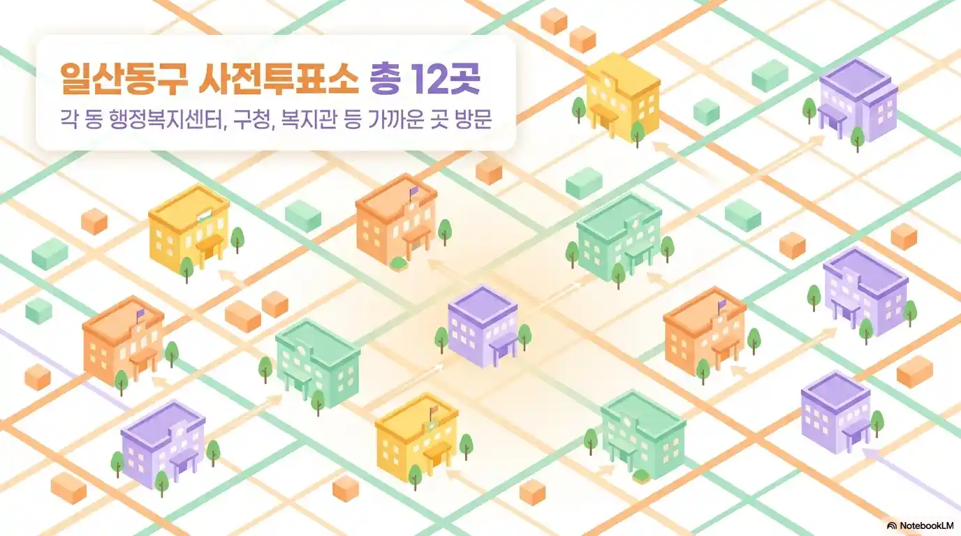 고양시 일산동구 사전투표소 명과 위치 12곳 주소