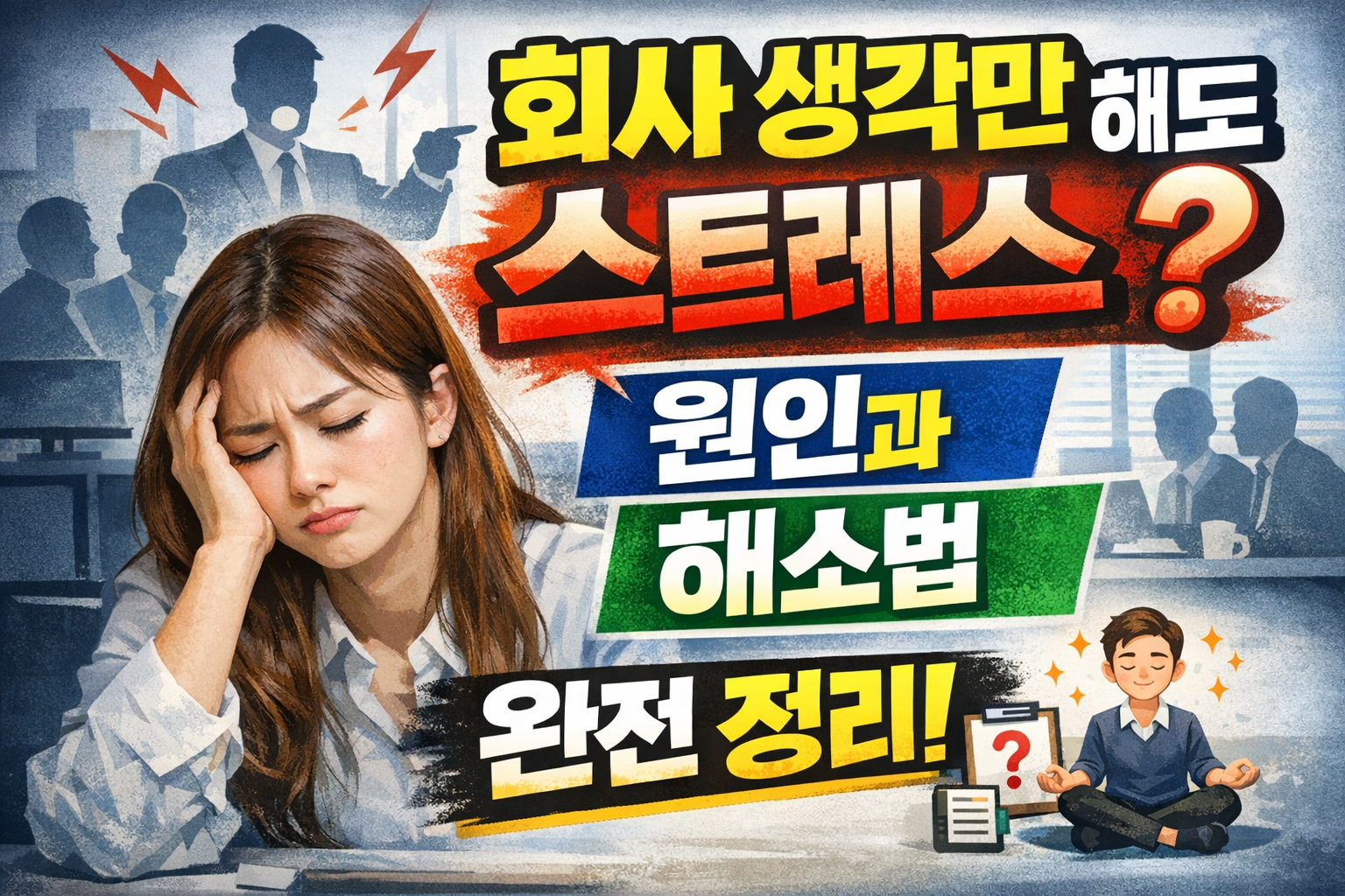 회사 생각만 해도 스트레스