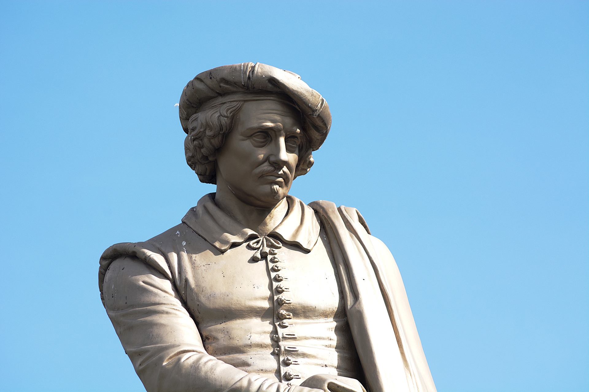 네덜란드 암스테르담 화가 렘브란트 동상