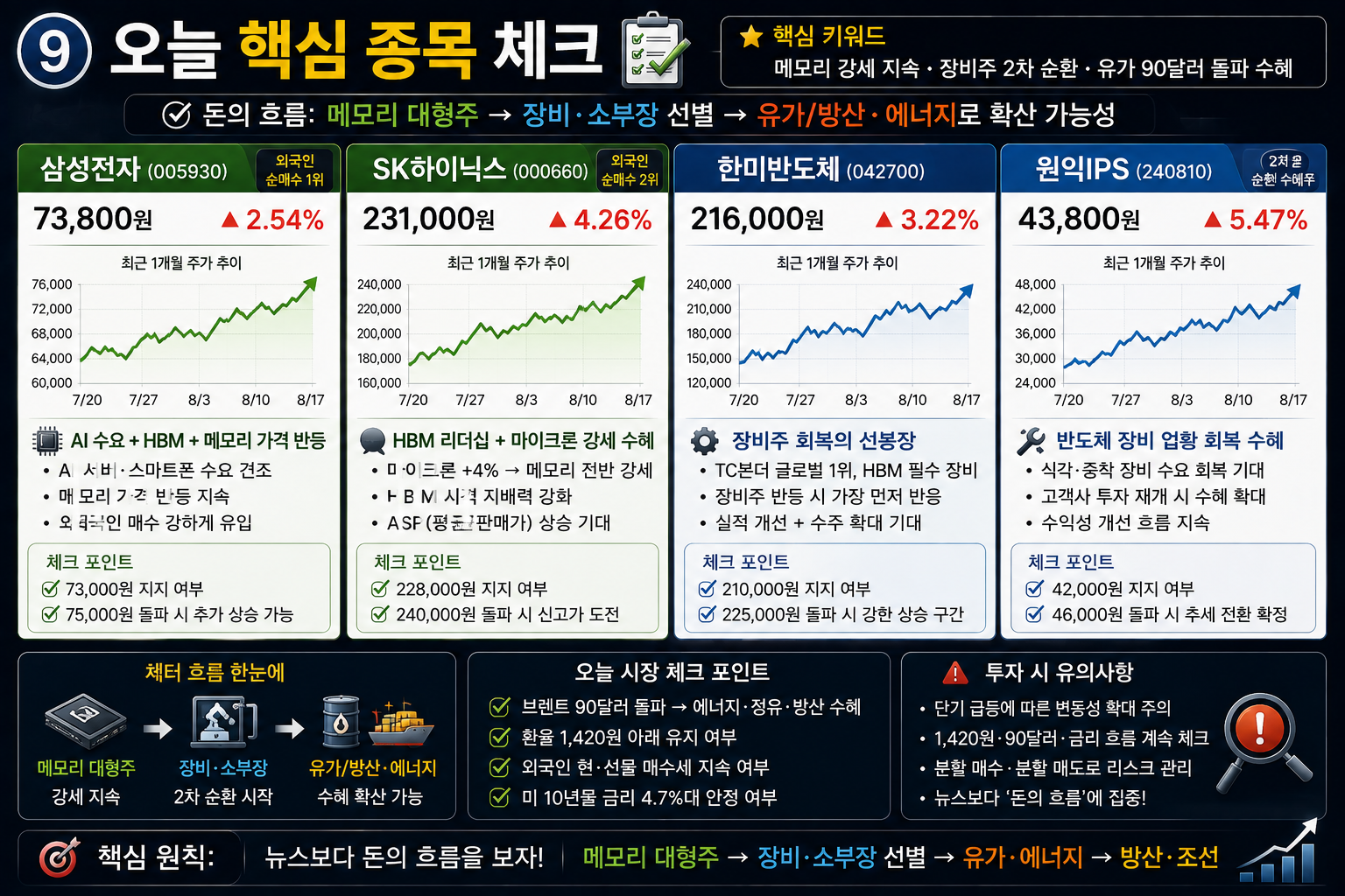 정유 에너지 방산 조선주 주가 수급 및 유가 90달러 수혜주 비교