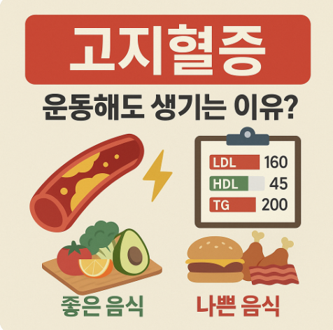 고지혈증 운동해도 생기는 이유