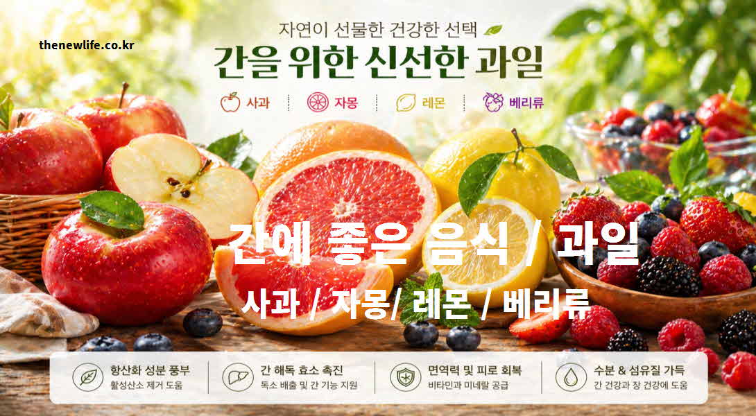 간 좋은 음식 과일