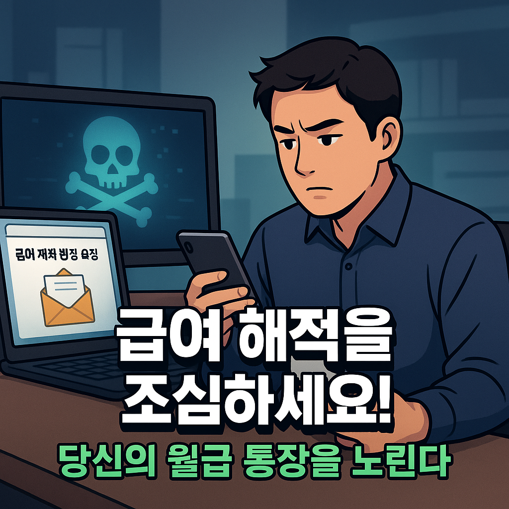 급여 해적 사기 경고