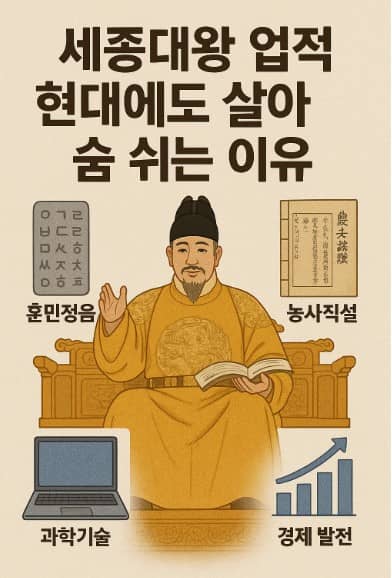 세종대왕 업적 현대에도 살아 숨 쉬는 이유