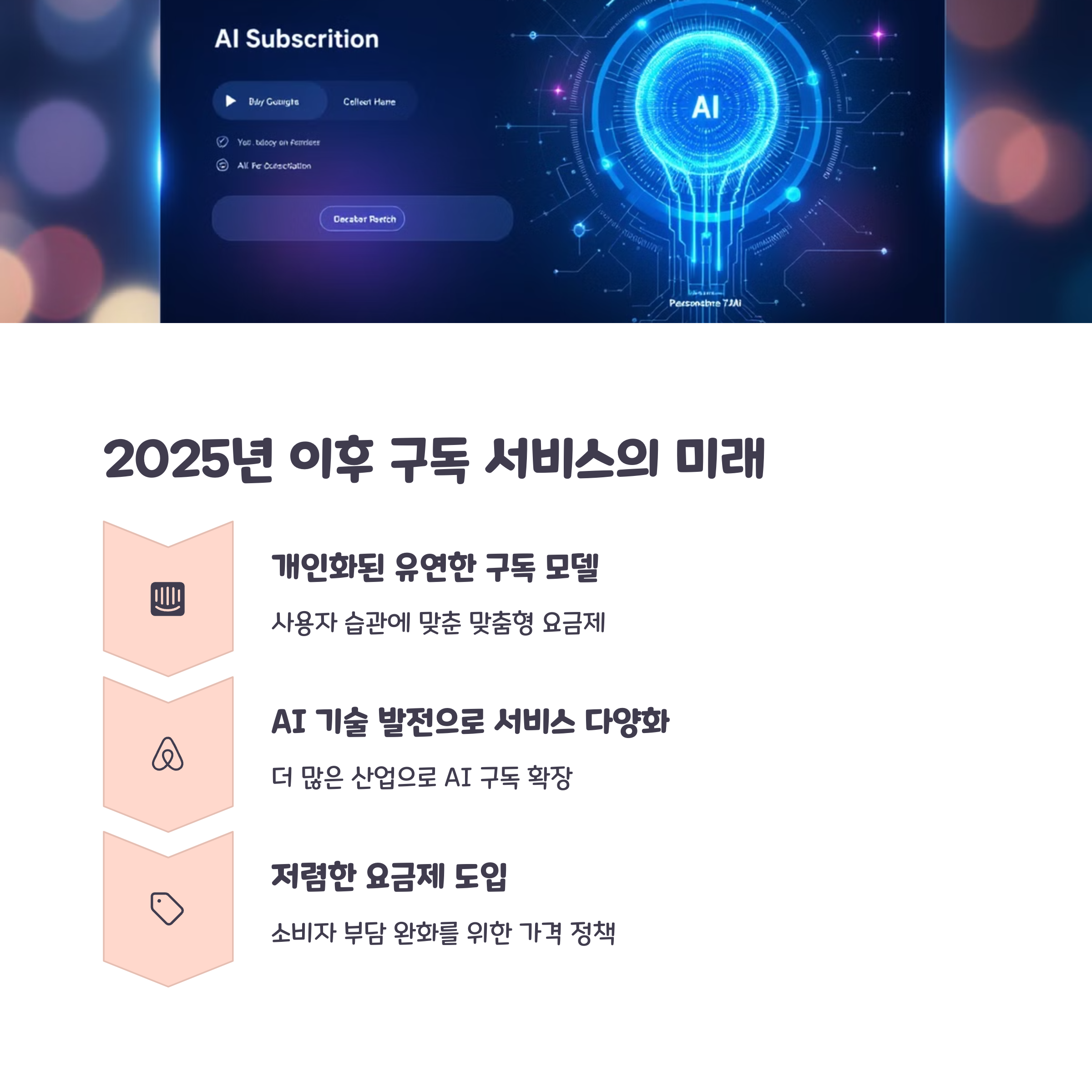 2025년 이후 구독 서비스의 미래
