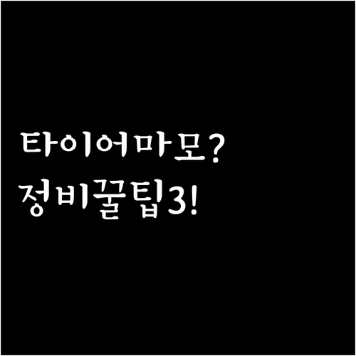 타이어 마모 확인과 자전거 정비 팁 ..