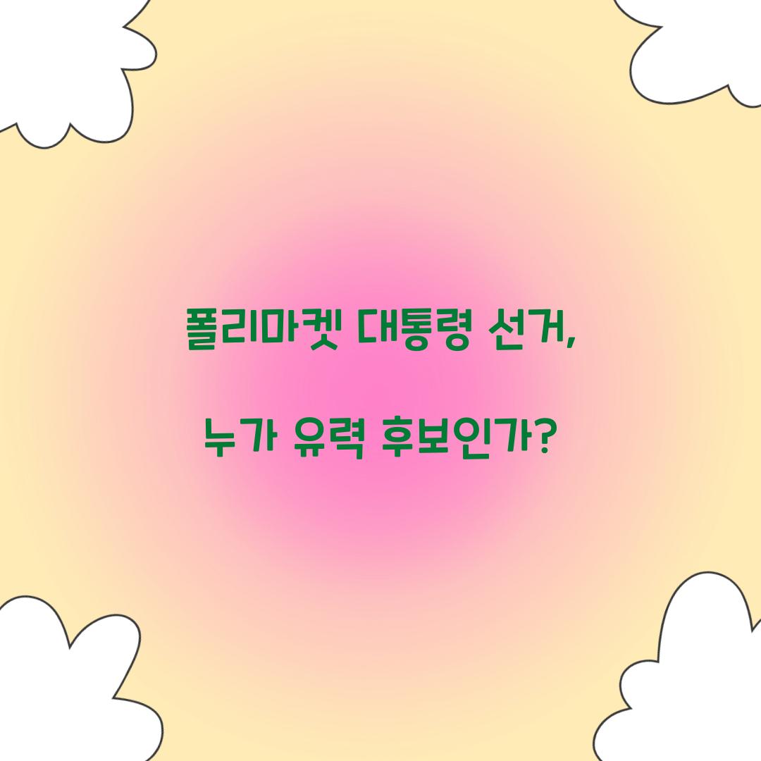 폴리마켓 대통령 선거