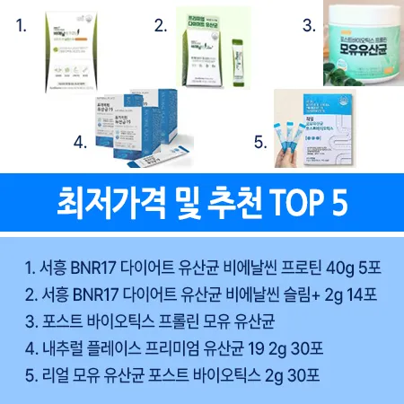BNR17 유산균 추천