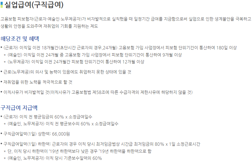 실업급여