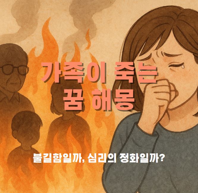 가족이 죽어 슬퍼하는 여성