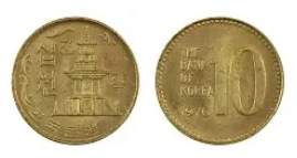 1966년-10원희귀동전