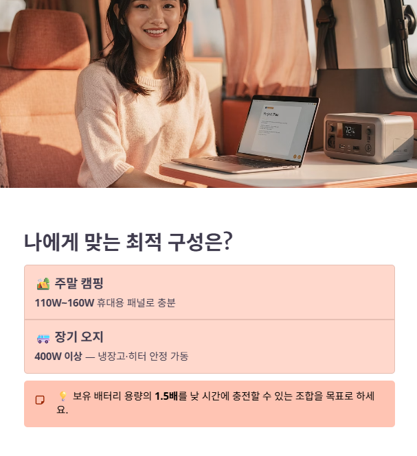 나에게 맞는 최종 구성안 정리