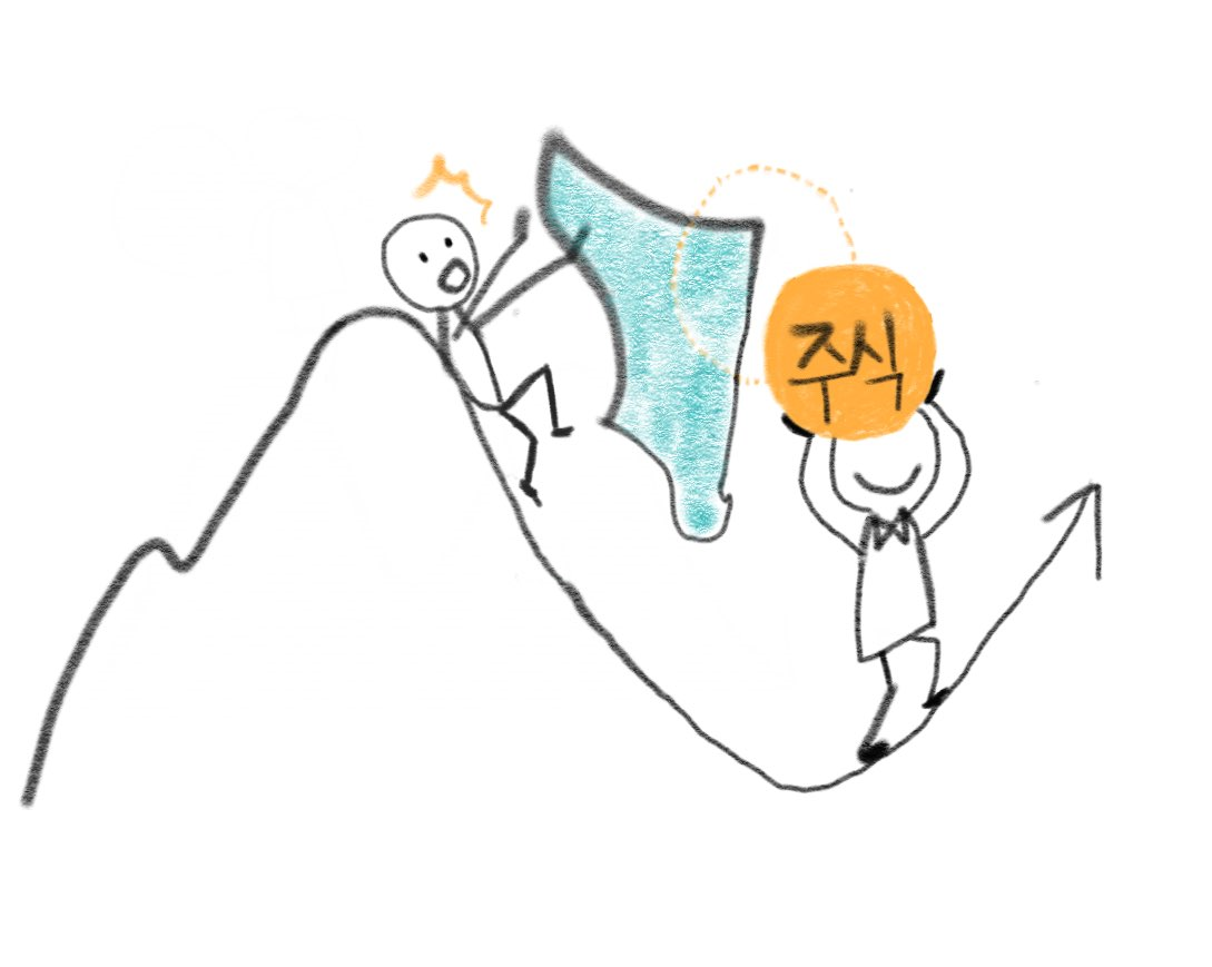 주가 하락하다가 상승