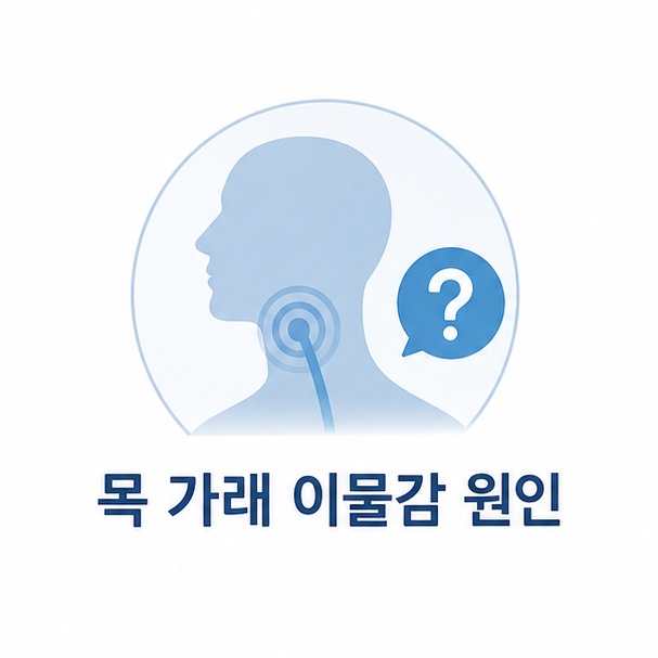 목에 가래 이물감 원인 정리