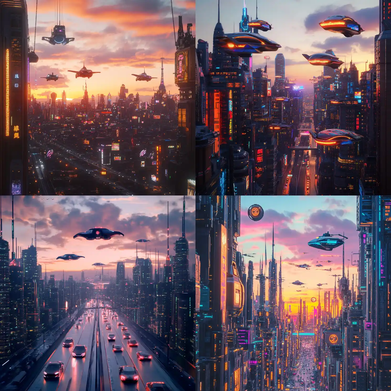 chaos 값을 10으로 설정해서 만들어진 이미지 1