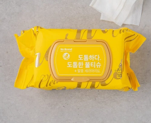 노브랜드-도톰한물티슈