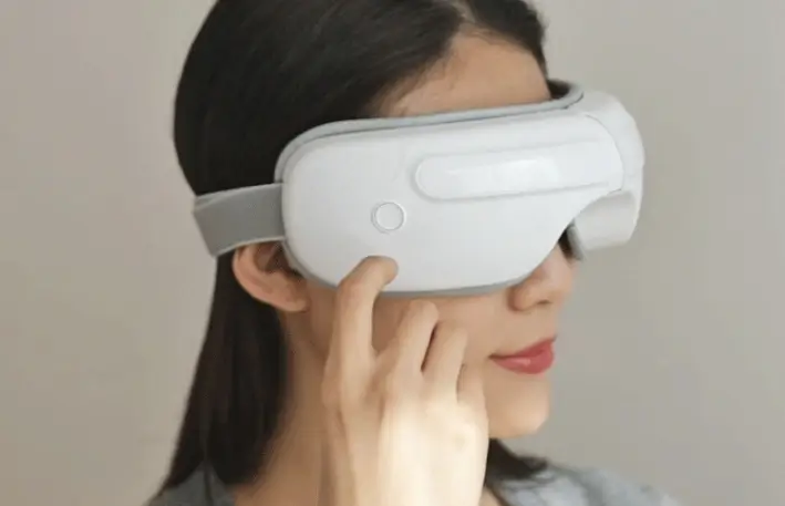 오아 눈편한세상 눈 안마기 무선 마사지 기계 공기압 접이식 온열 마사지기 눈찜질기