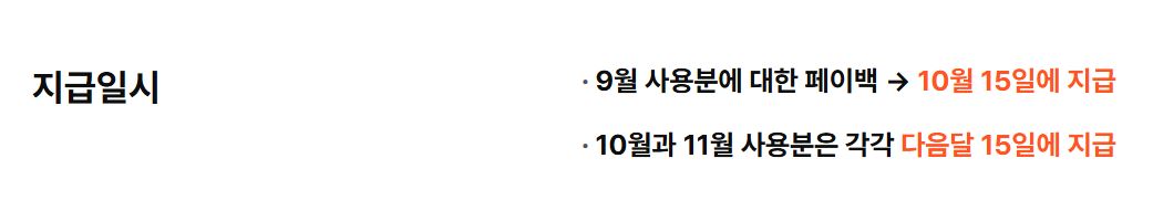 상생페이백 지급일시