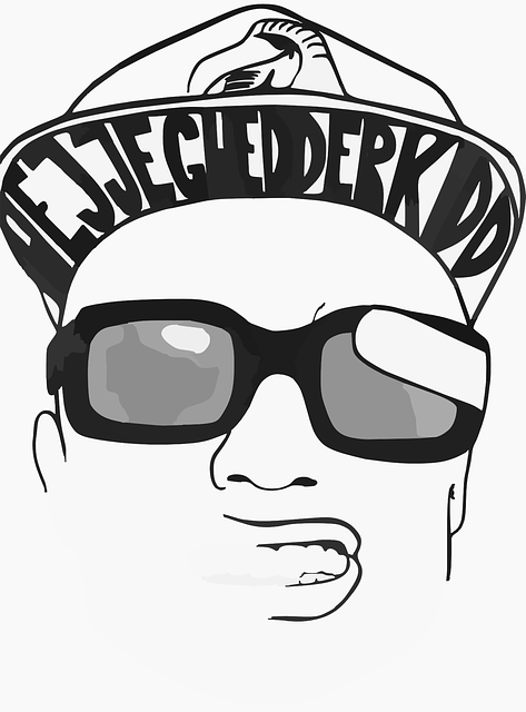 래퍼 일러스트레이션