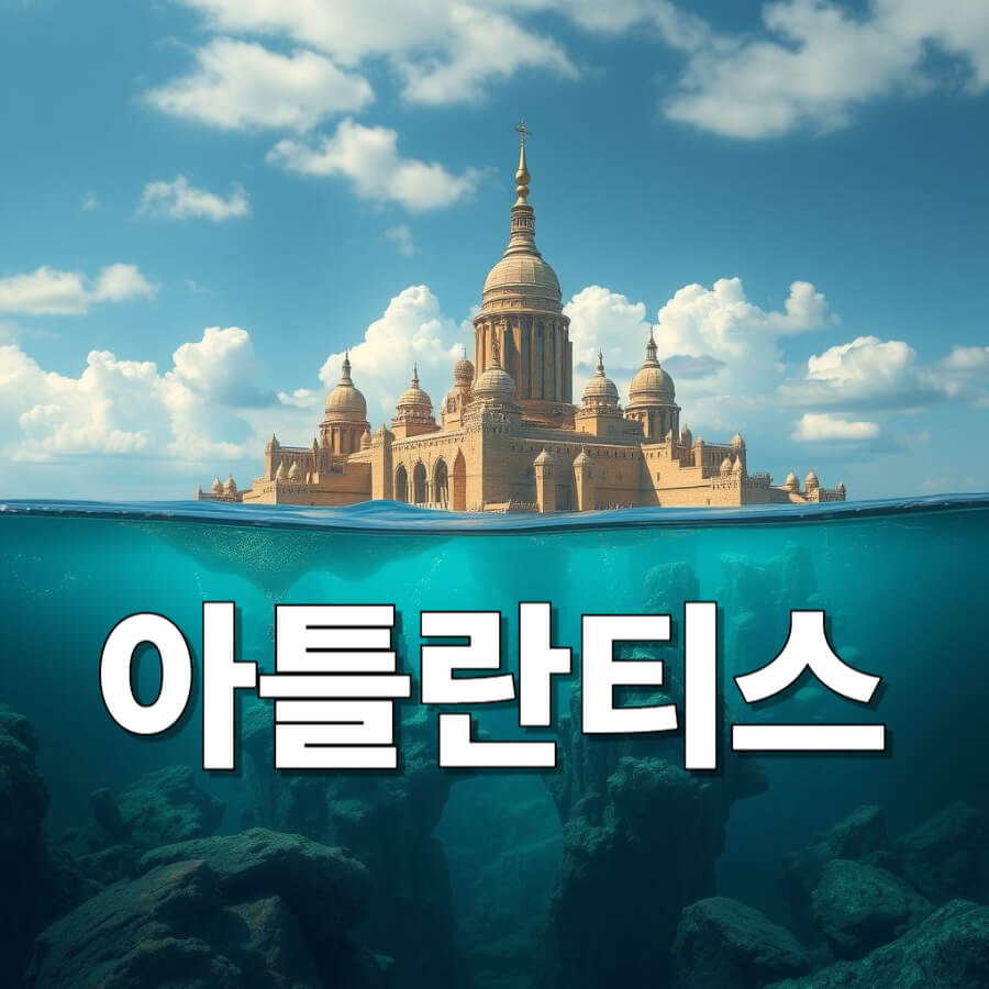 '아틀란티스' 애니메이션 영화, 바다 저편으로 보이는 도시