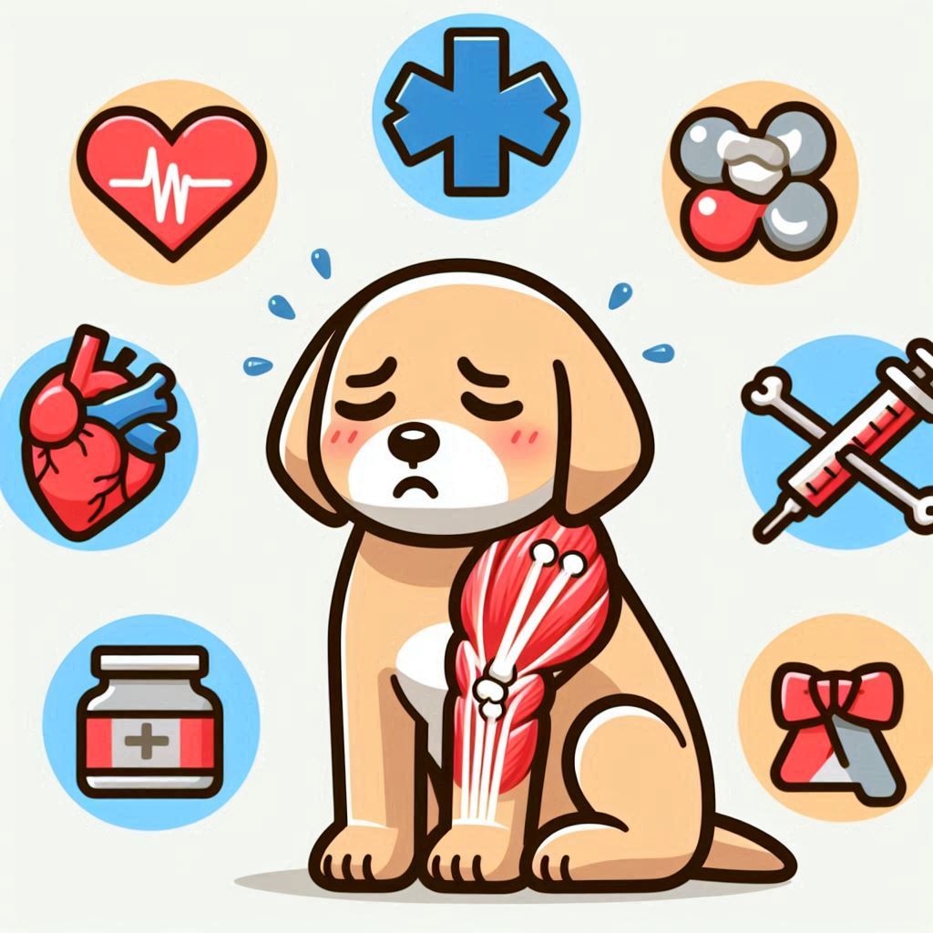 강아지 근육통1