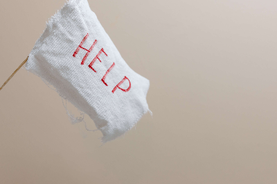 도와주세요 표시