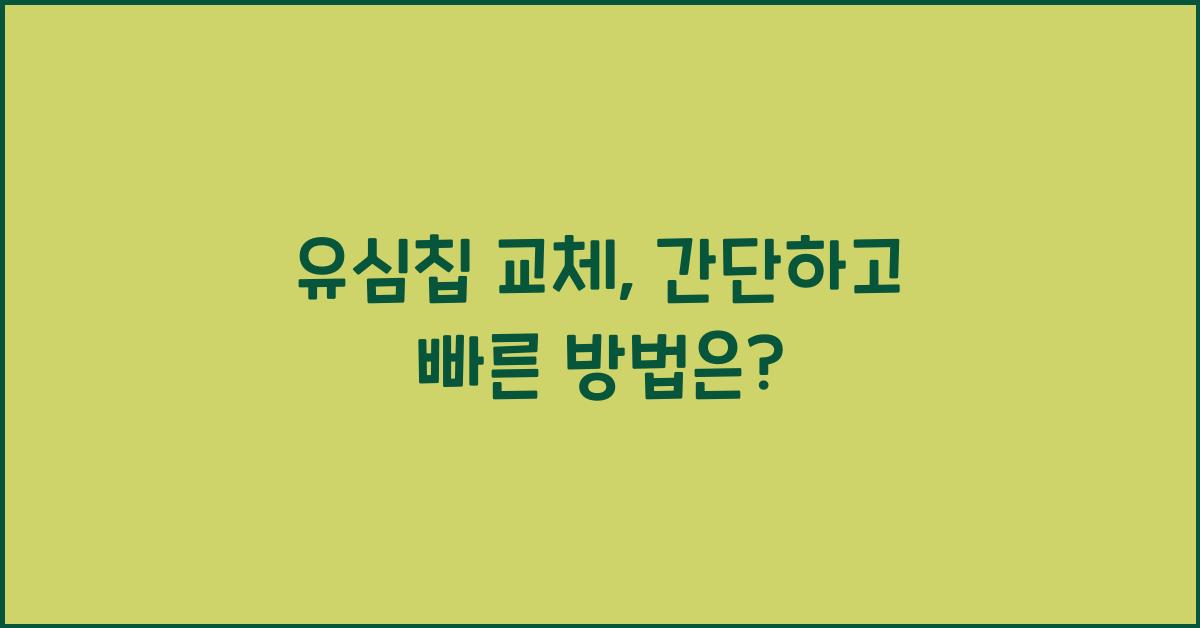 유심칩 교체