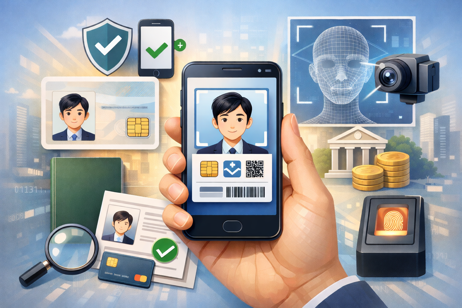 PASS 전자신분증 등록 방법 총정리｜모바일 신분증 발급 준비물과 사용법 관련 사진