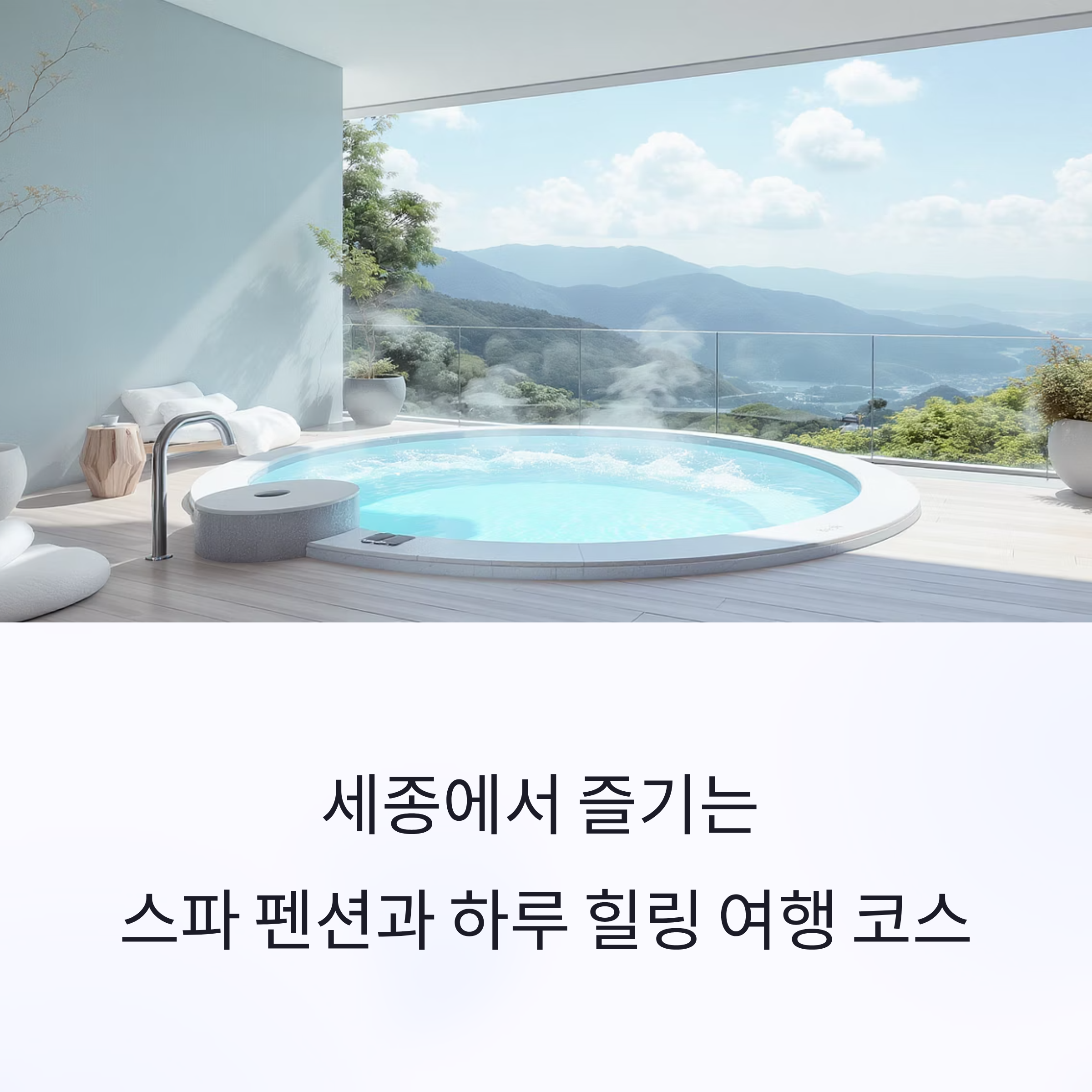 세종에서 즐기는 스파 펜션과 하루 힐링 여행