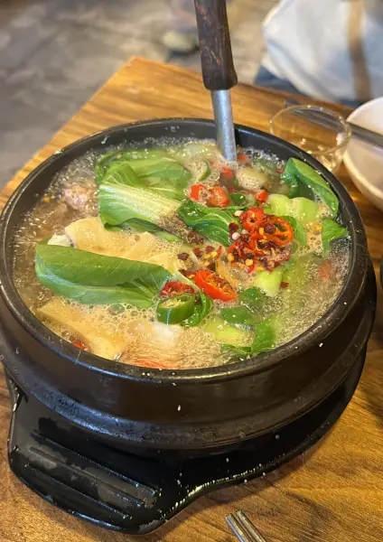 pollack roe tofu soup