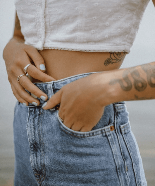 로우라이즈_크롭티_패션