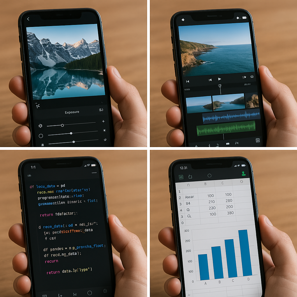 스마트폰 하나로 가능한 고성능 IT 작업 총정리