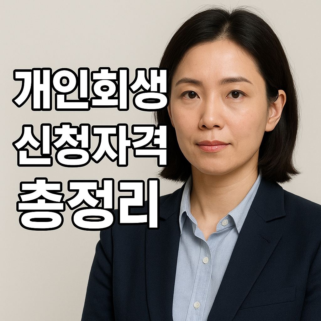 개인회생 신청자격