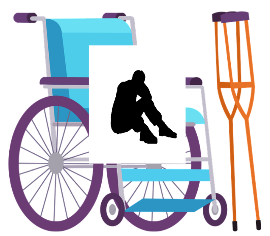 후유장해 휠체어 이미지