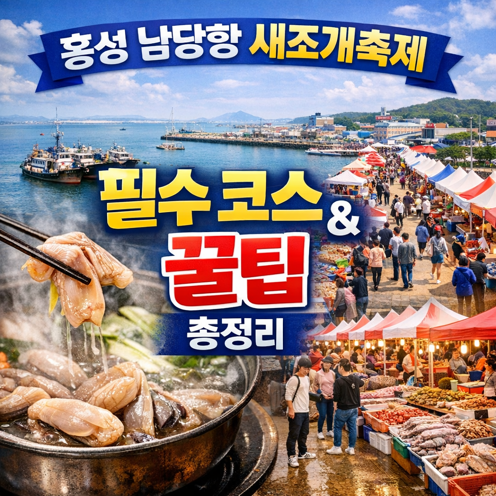 홍성남당항 새조개축제 프로그램 확인하러 가기