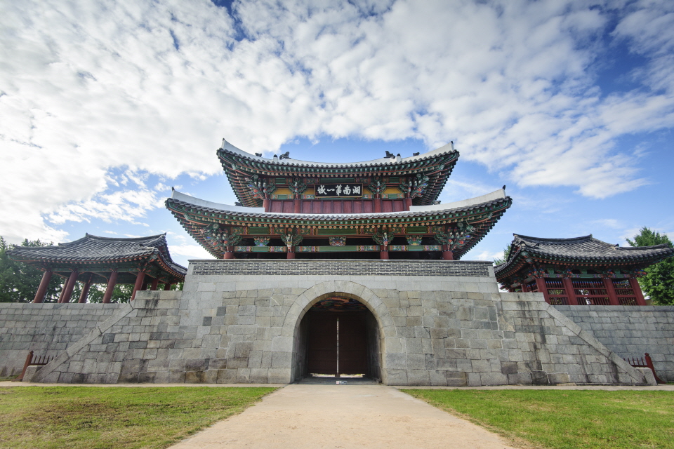 풍납문전경