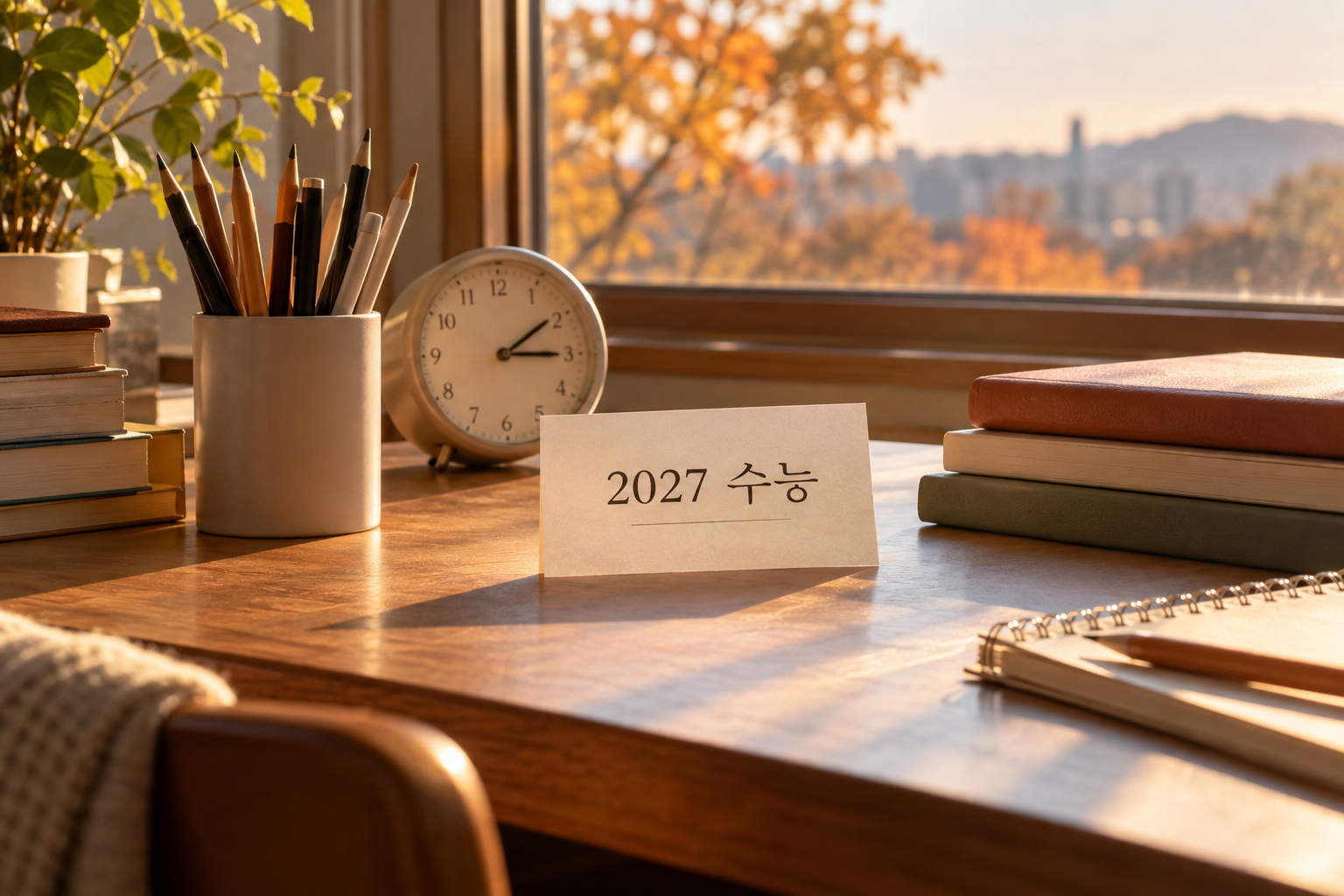 2027학년도 수능 준비를 위한 분위기 예시