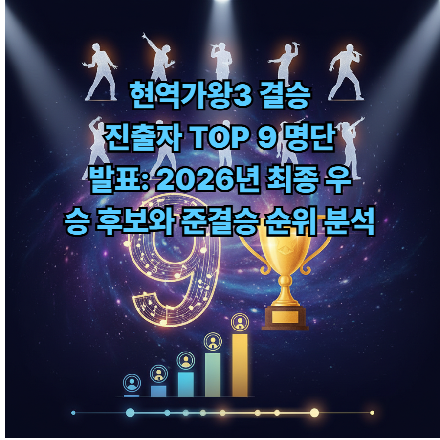현역가왕3- 결승 -진출자 -TOP 9 -명단- 발표: 2026년 -최종 우승- 후보와- 준결승 -순위 분석