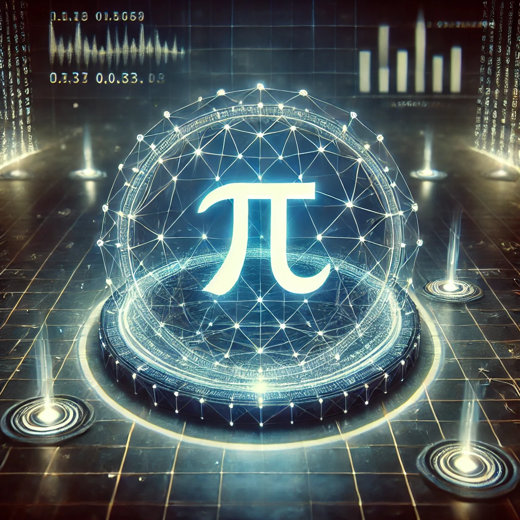 파이코인과 연관된 이미지.