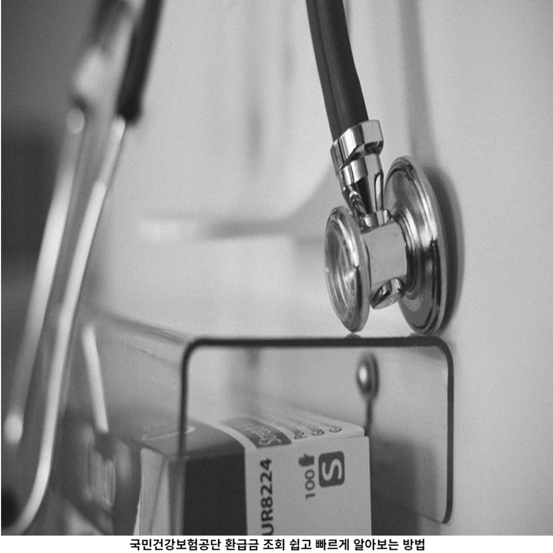 국민건강보험공단 환급금 조회 방법