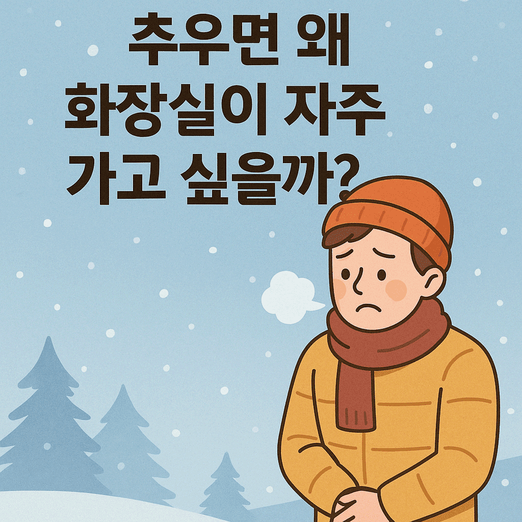 추우면 왜 화장실이 자주 가고 싶을까?