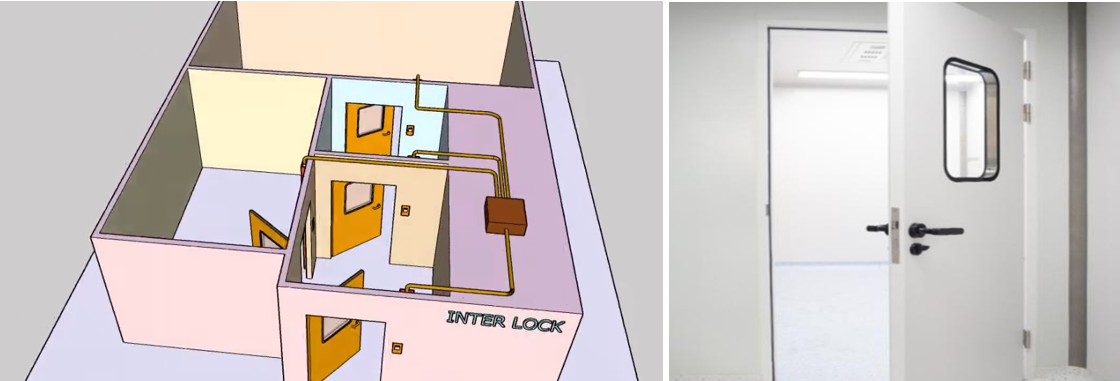 클린룸 인터락 시스템(Interlock)의 역할과 구성, 단순한 출입문이 아니라 클린룸 오염제어 필수 장치다