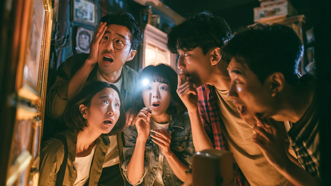 시작 전 서로 인사를 나누는 팀원들