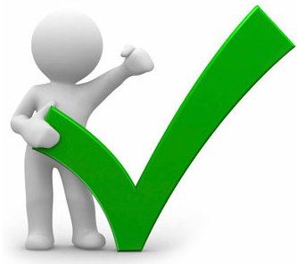 영어 알파벳 v자를 잡고 있는 사람모양의 아이콘