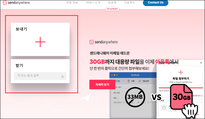 센드애니웨어 사용법 설명